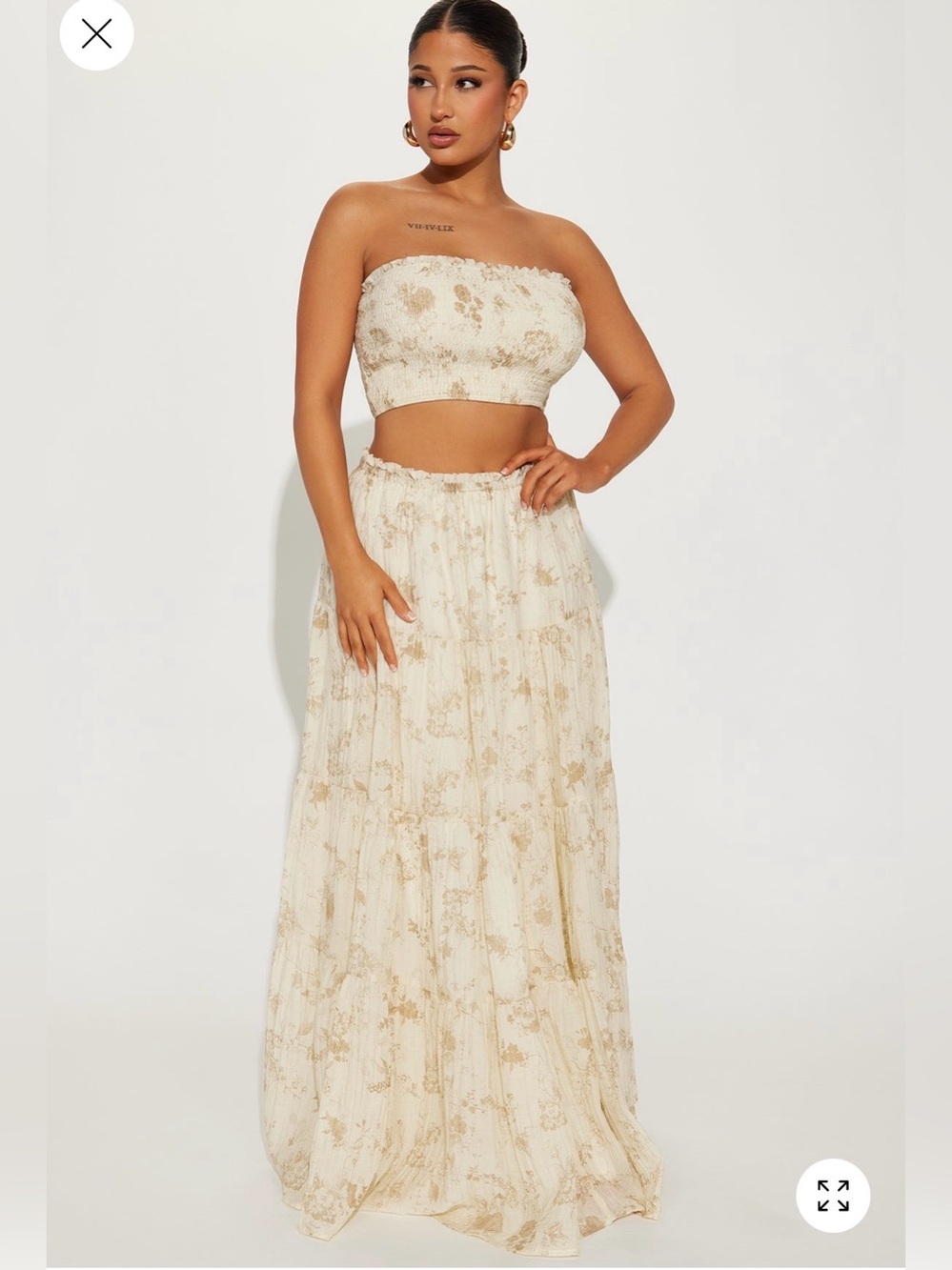 Fashion Nova Embrace It Skirt Set - NWT, Size XS